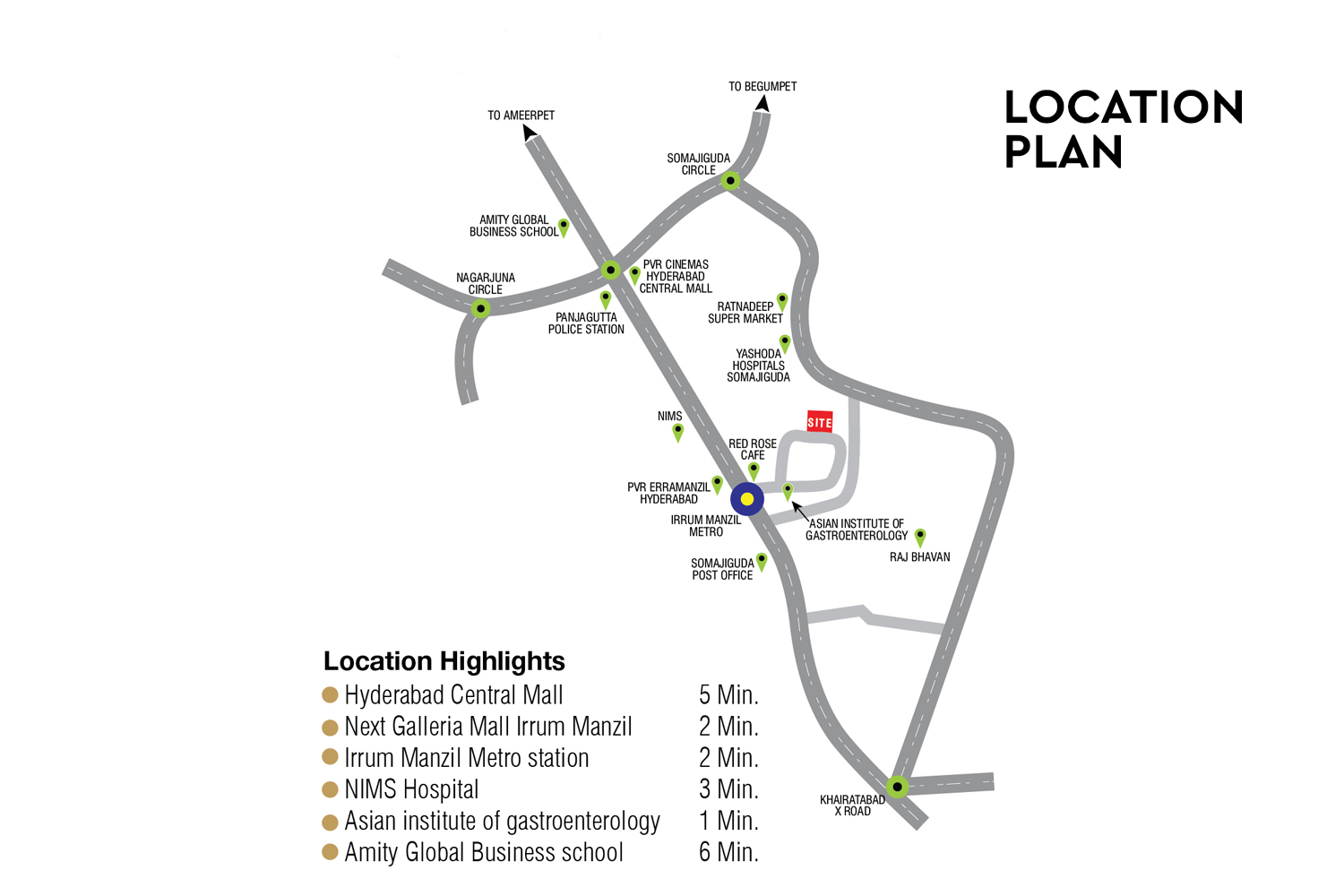 Kasturi Heights Location Layout Plan