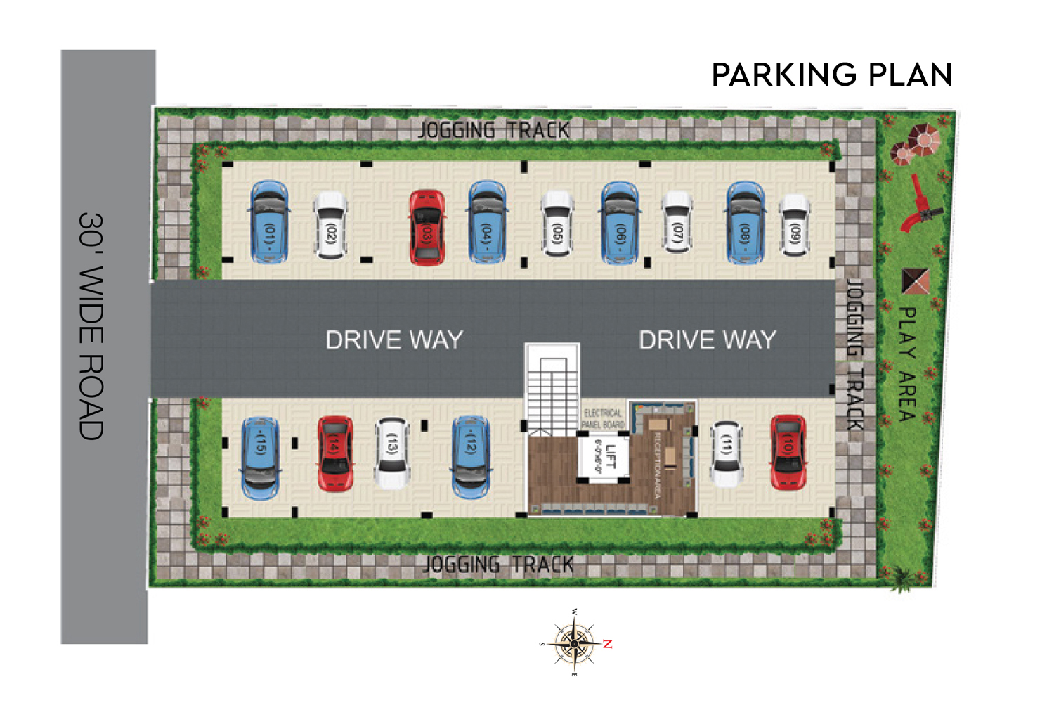 Leeds Parking Layout Blueprint